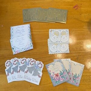 Vintage Gibson blank mini greeting cards. 16 cards and envelopes total. New